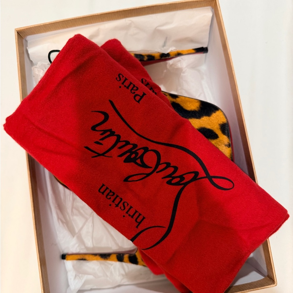 Christian Louboutin Animal Print Heels - Picture 6 of 7